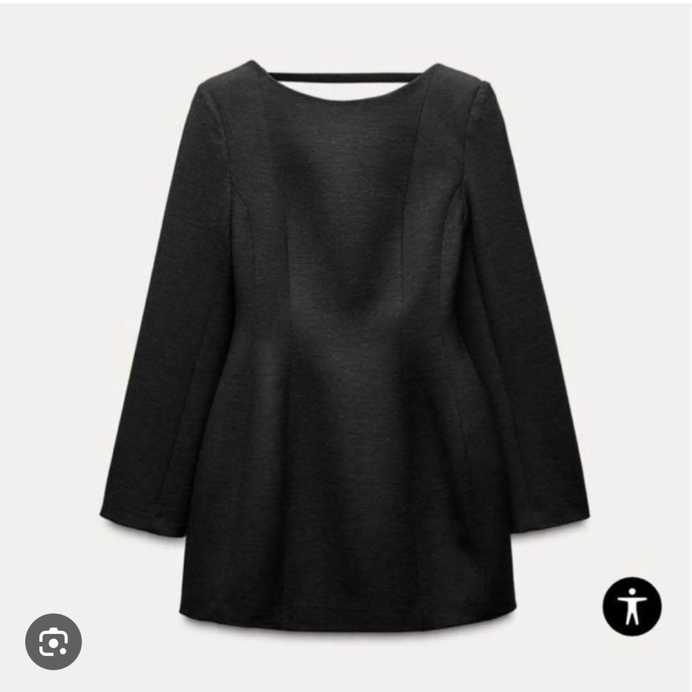 Zara Elegant Black Tunic
